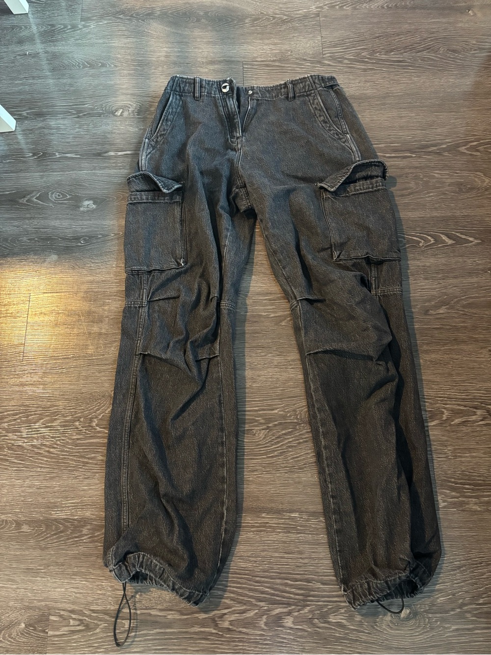 Coperni Black Washed Cargo Jeans